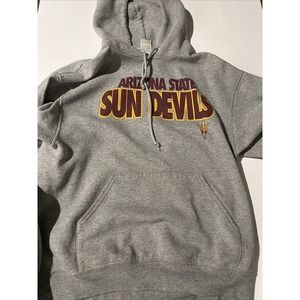 Vintage Arizona State Sun Devils Hoodie Sweatshirt Russell Athletic Size L
